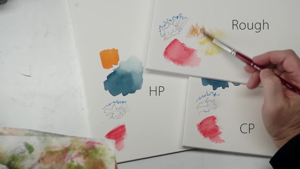 HOT AND COLD PRESS WATERCOLOR PAPER: IS THERE REALLY MUCH DIFFERENCE?